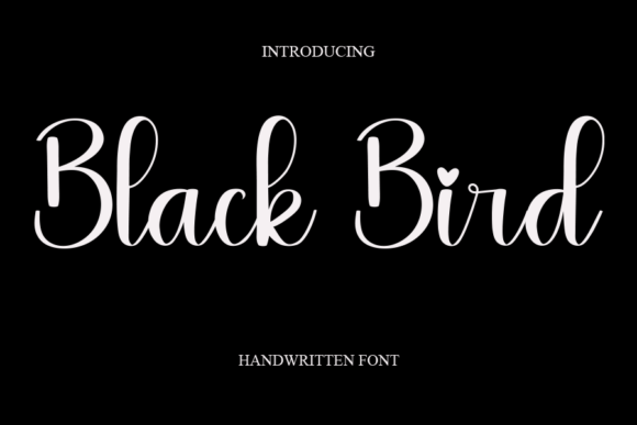 Black Bird: A Joyful Handwritten Font for Modern Design