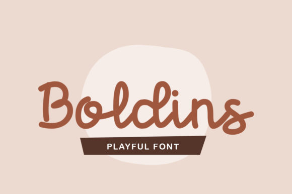 Boldins: A Joyful Handwritten Font for Creative Design