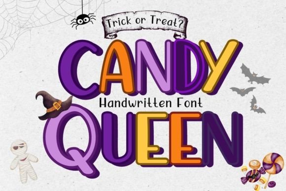 Candy Queen: A Playful Fusion of Display and Script Fonts