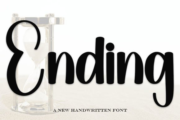 Ending: A Timeless Handwritten Font for Modern Design