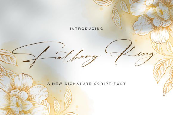 Fathony King: Elevating Your Design with Elegant Script