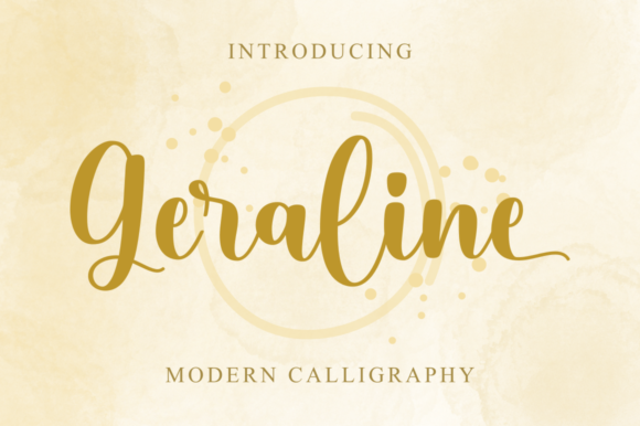 Geraline: The Sweet Handwritten Font for Elegant Design