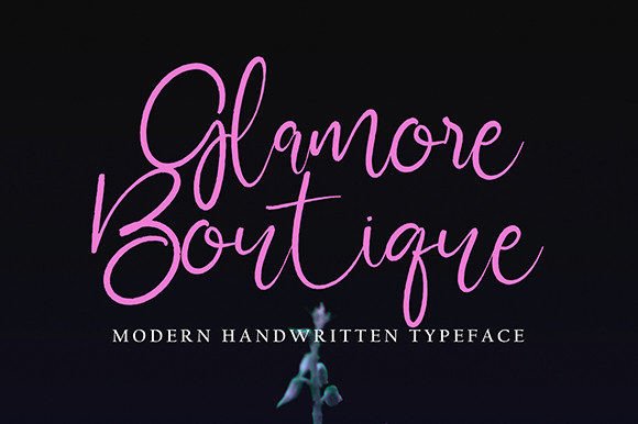 Glamore Boutique: A Typeface for Modern Elegance