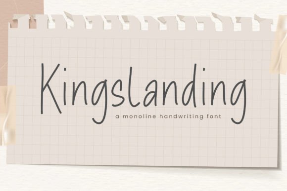 Kingslanding: The Handwritten Font for Friendly Branding