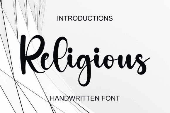 Religious: A Modern Handwritten Font for Creative Design