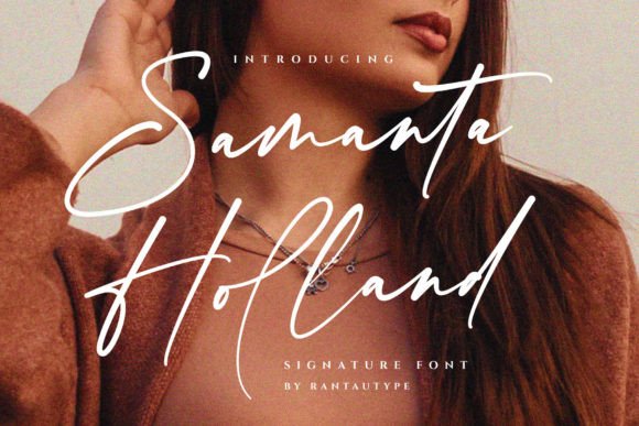Samanta Holland: Stylish Handwritten Font for Professional Design