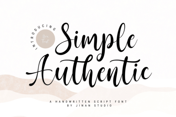 Simple Authentic: A Handwritten Font for Elegant Design