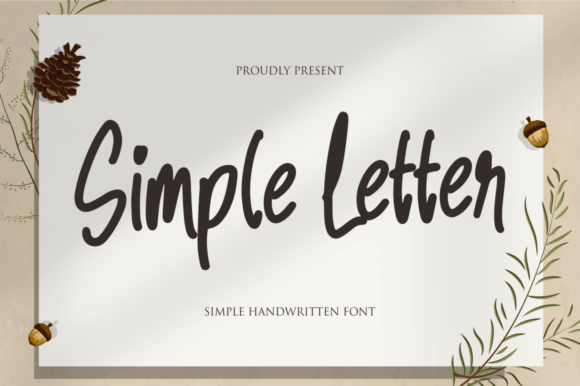 Simple Letter: The Handwritten Font for Authentic Design