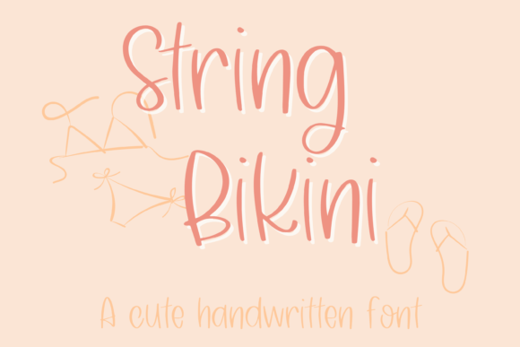 String Bikini Font: Injecting Playful Energy into Modern Design