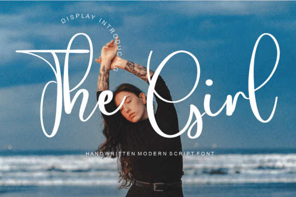 The Girl: A Handwritten Font for Modern Design