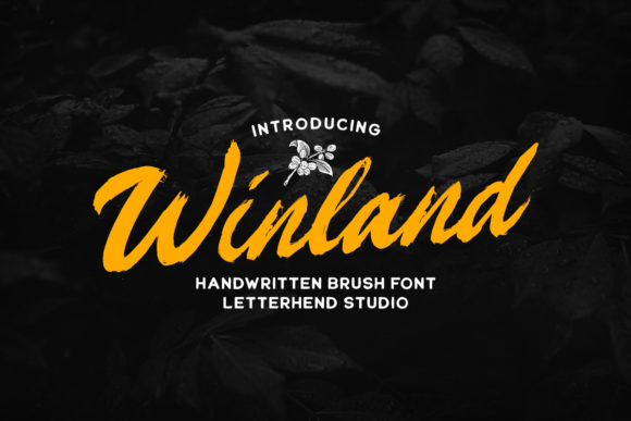 Winland: Crafting Authenticity with a Brush Pen Script
